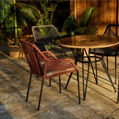 Kaemingk Chaise De Jardin Empilable En Résine Tressée Terre Cuite - Seville 11 Kaemingk Chaise De Jardin Empilable En Résine Tressée Terre Cuite - Seville -SEMA design Boutique cb3b9 chaise de jardin en resine tresse terrecuite seville 1