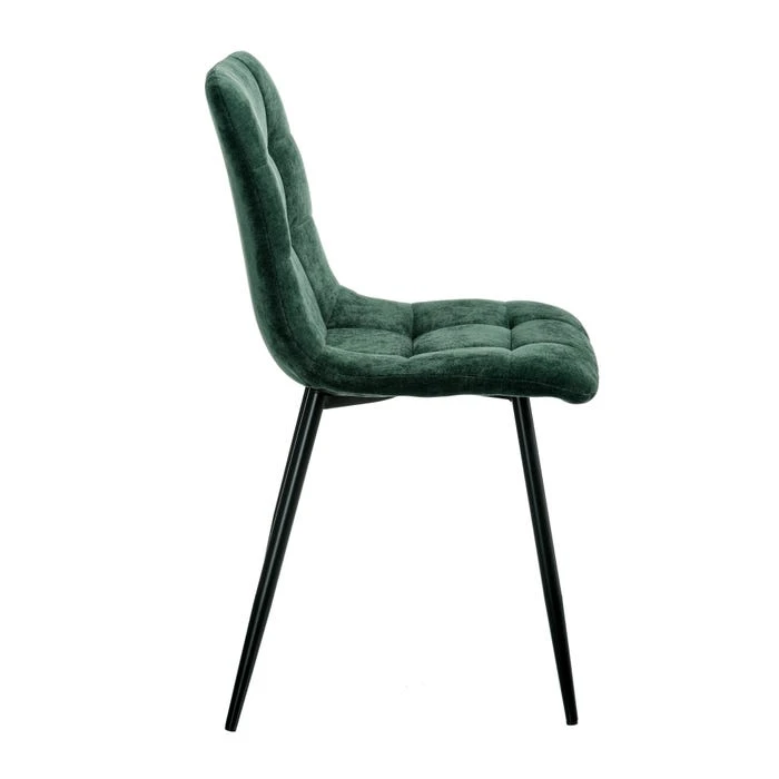 Ixia Chaise Salle à Manger En Tissu Vert - Mony 5 Ixia Chaise Salle à Manger En Tissu Vert - Mony – Image 3