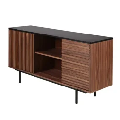 Zago Buffet En Noyer Et Métal Noir L160cm - Nuna 11 Zago Buffet En Noyer Et Métal Noir L160cm - Nuna -SEMA design Boutique eca2a nuance mb2pc 2n ps 02