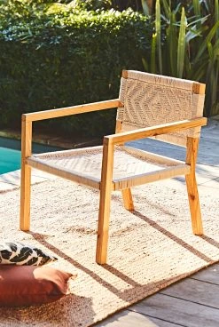 SEMA DESIGN Fauteuil Macrame Naturel En Pin Et Coton Tressé -SEMA design Boutique ecec5 amb jardin2022 3355 hd